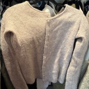 Sezane Gaspard Cardigan Beige Clair - Size XS